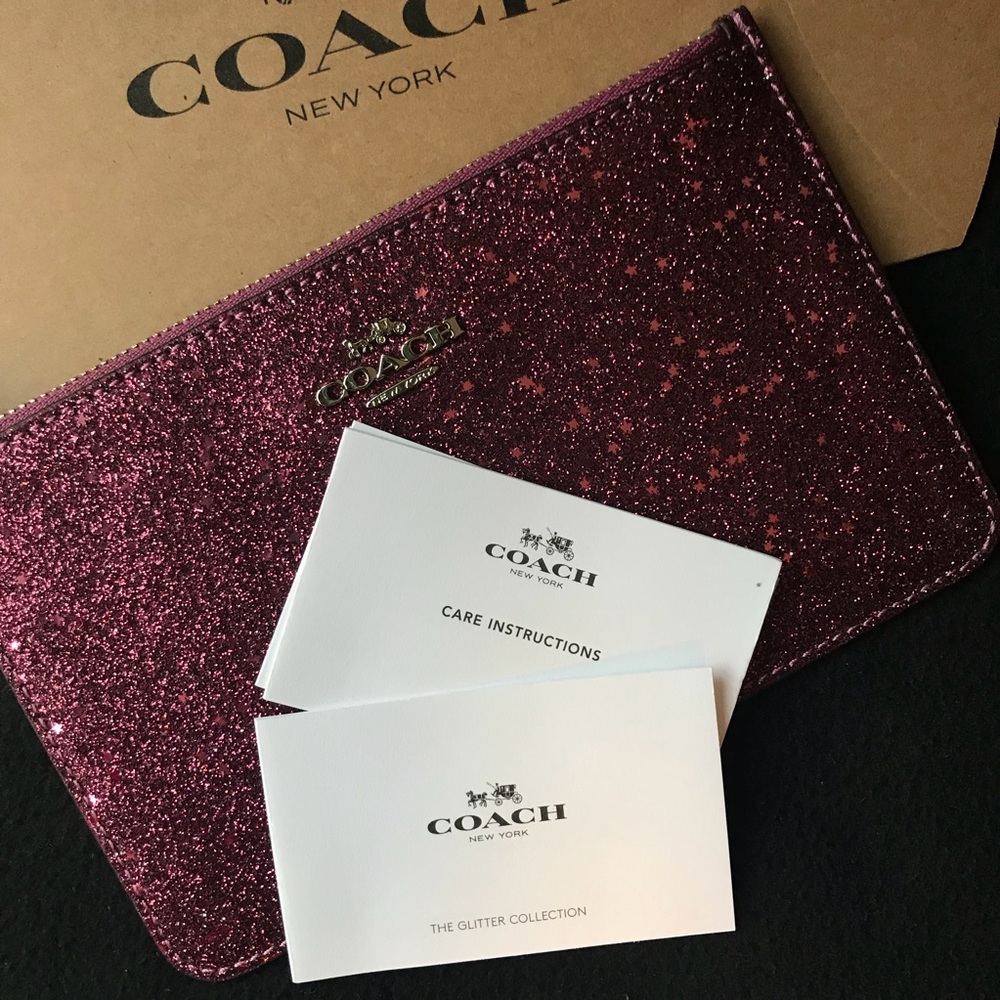 Coach Wristlet- Glitter Collection